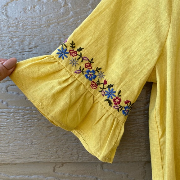 Orange creek Princess Seam Embroidered Top blouse - Picture 15 of 15